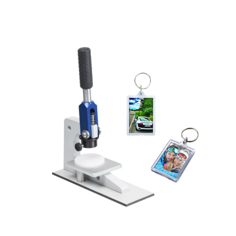 Kit Máquina C50 Para Hacer Llaveros Acrílicos Rectangular