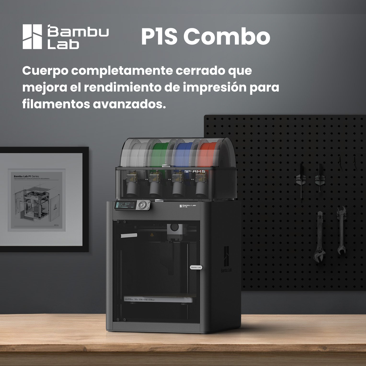 Bambu Lab P1S Combo - Imagen 3