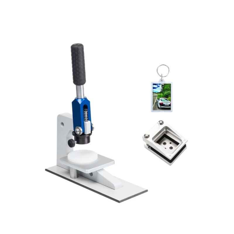 Kit Máquina C50 Para Hacer Llaveros Acrílicos Rectangular