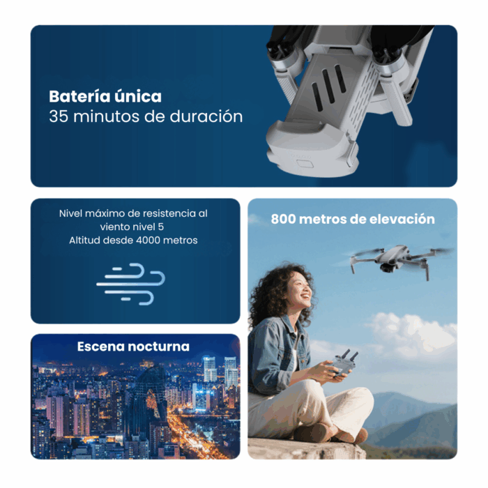 Drone CSJ-017 Con Control Remoto Y Pantalla Táctil - Imagen 7