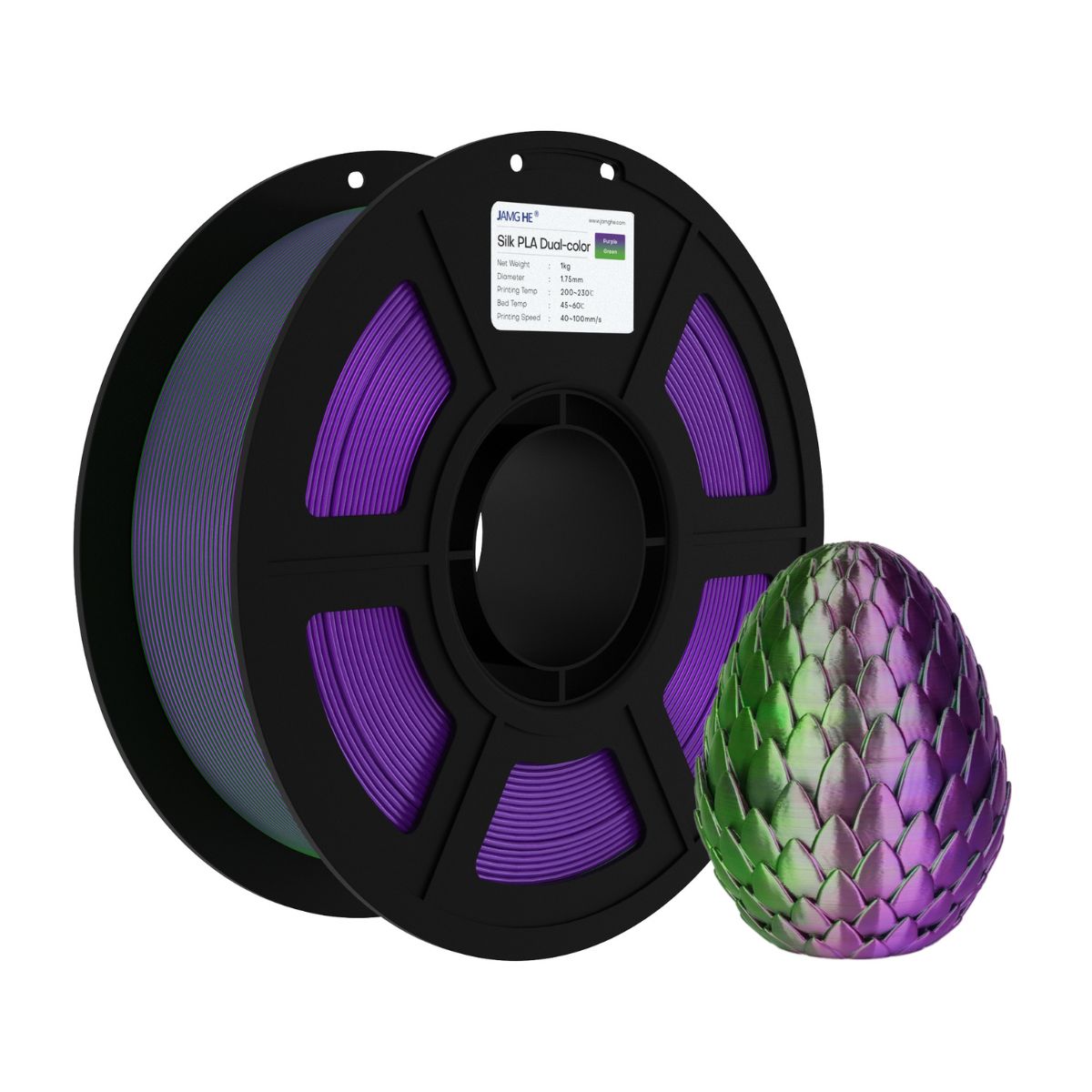 Filamento SILK PLA Dual Color Jamg He x 1Kg