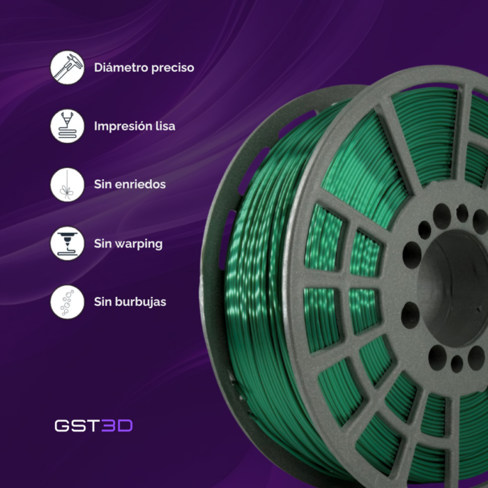 GST3D Filamento SILK Rollo x1 KG - Imagen 3