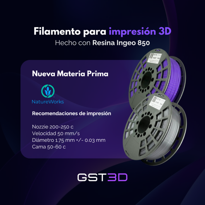 GST3D Filamento PLA+ Rollo x1 KG - Imagen 5