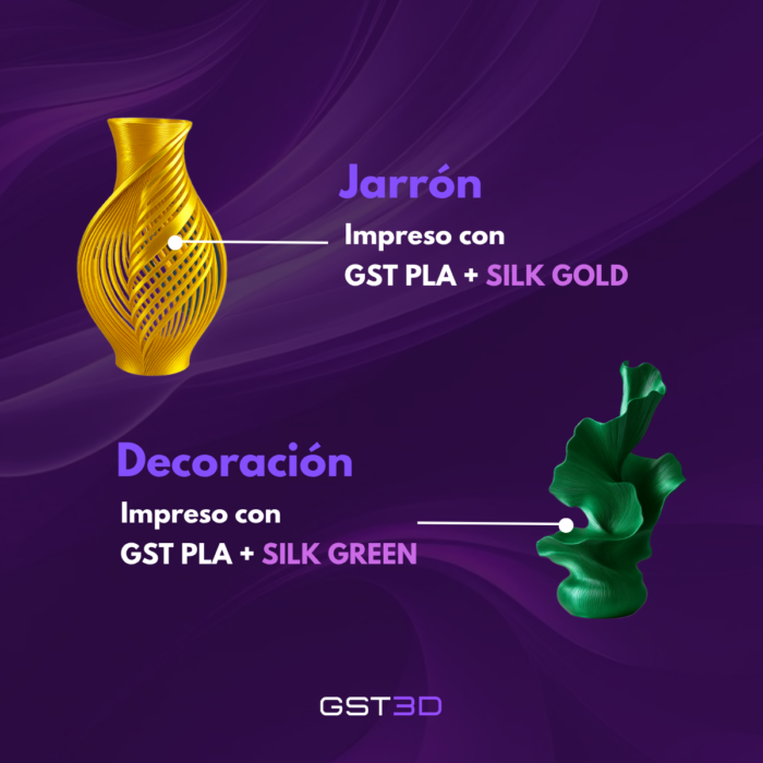 GST3D Filamento SILK Rollo x1 KG - Imagen 4
