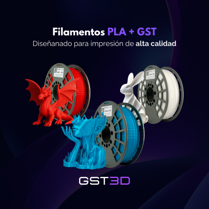 GST3D Filamento PLA+ Rollo x1 KG - Imagen 4