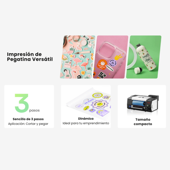 Impresora UV DTF Procolored VF13 Pro Panda  A3+ Doble XP600 - Imagen 4