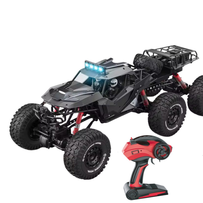 Auto todoterreno gigante control remoto 6x6 1:8 Batería recargable