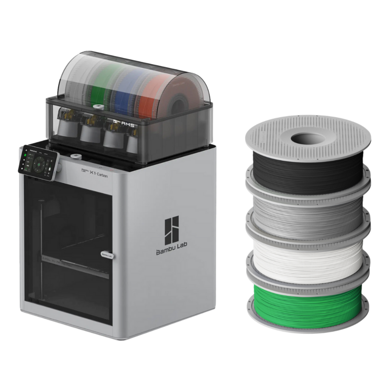 Bambu Lab X1 Carbon Combo + 4 Kg PLA